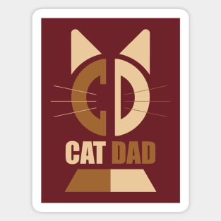 Cat Dad Magnet